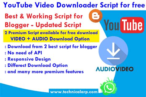 youtube video downloader script|youtube video downloader script example.